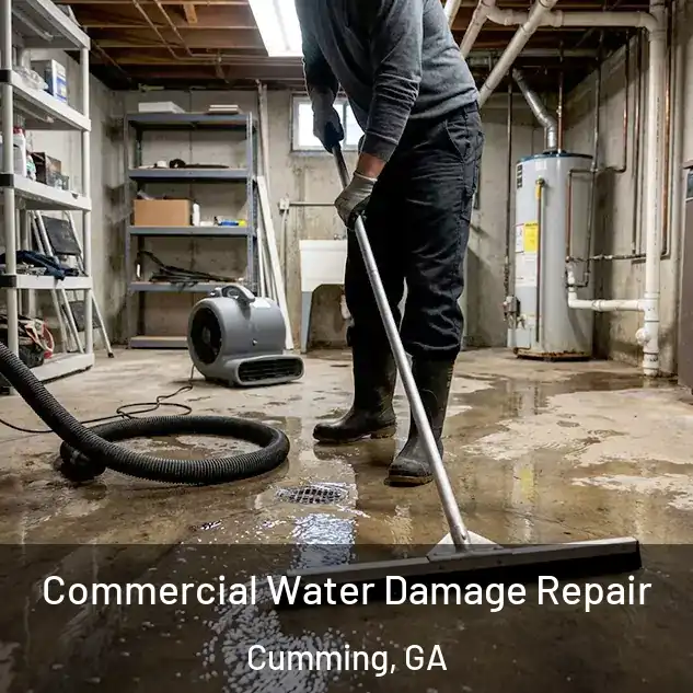  Commercial Water Damage Repair Cumming, GA