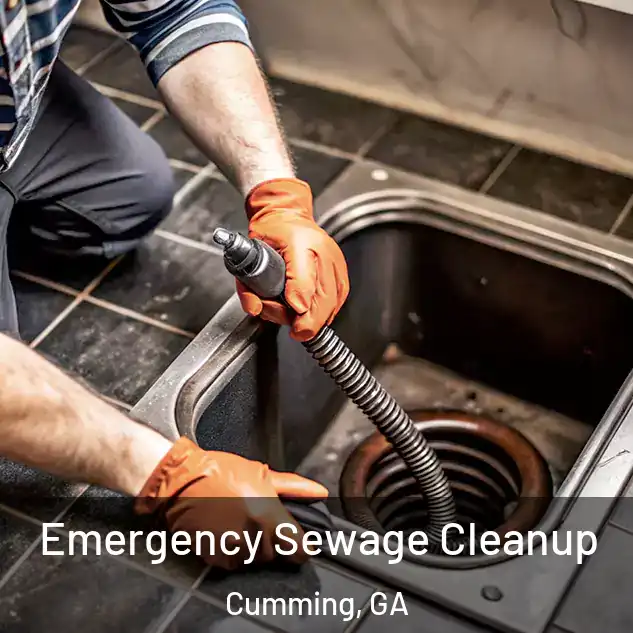  Emergency Sewage Cleanup Cumming, GA