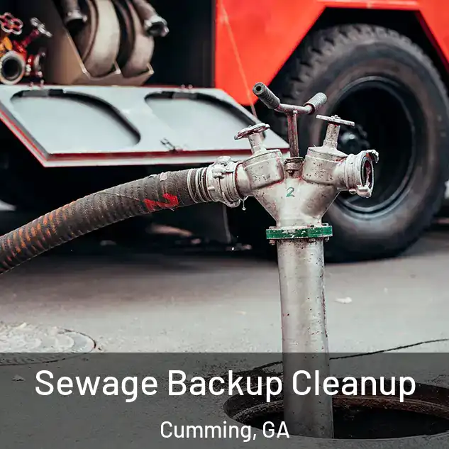  Sewage Backup Cleanup Cumming, GA