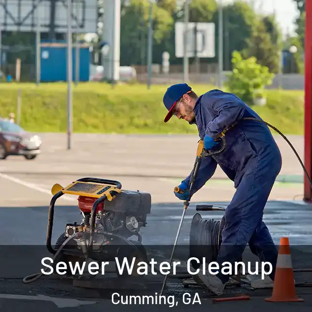  Sewer Water Cleanup Cumming, GA